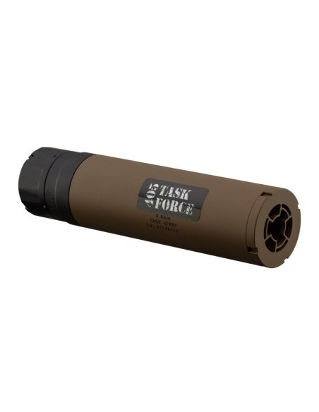 Silenciador facticio XM7 SLX 6.8 QD M14 Tan - TASK FORCE
