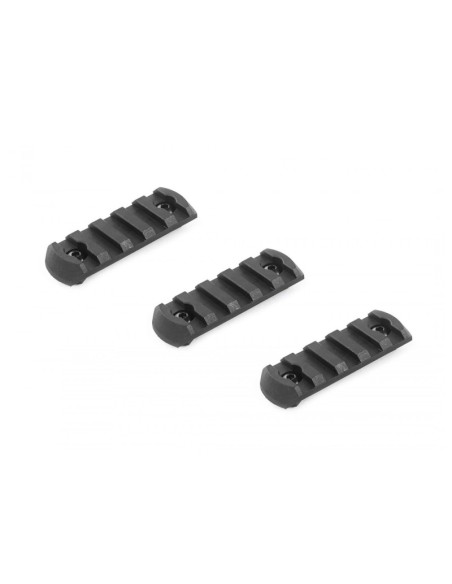 Kit 3 raíles QRS M-LOK 5 slots para rail 21mm - VFC