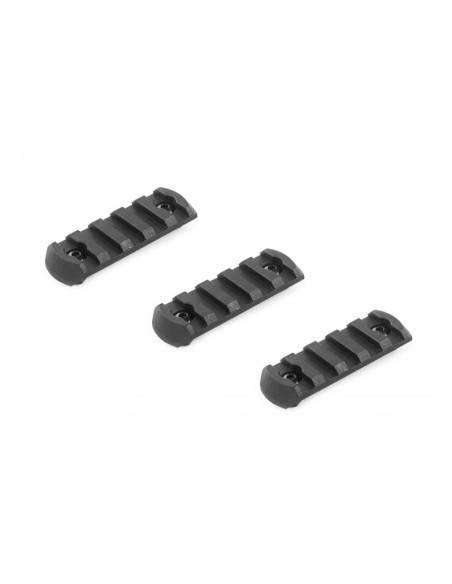Kit 3 raíles QRS M-LOK 5 slots para rail 21mm - VFC
