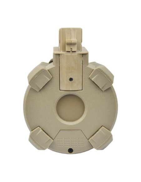 Cargador tambor 1200 BBs para AK Dark Earth - A&K | Airsoft Yecla