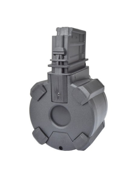 Cargador tambor eléctrico 1200 BBs para G36 - A&K