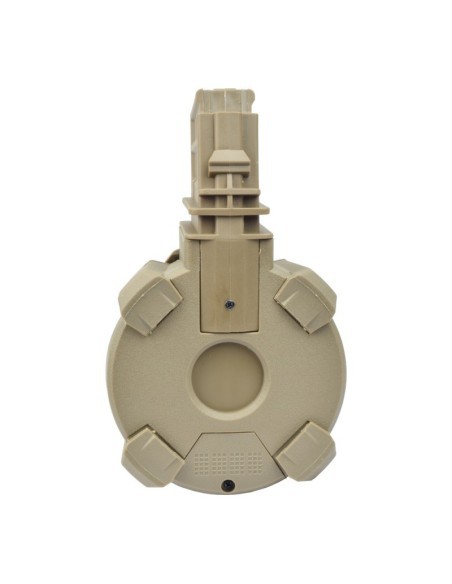 Cargador tambor eléctrico 1200 BBs para G36 - A&K