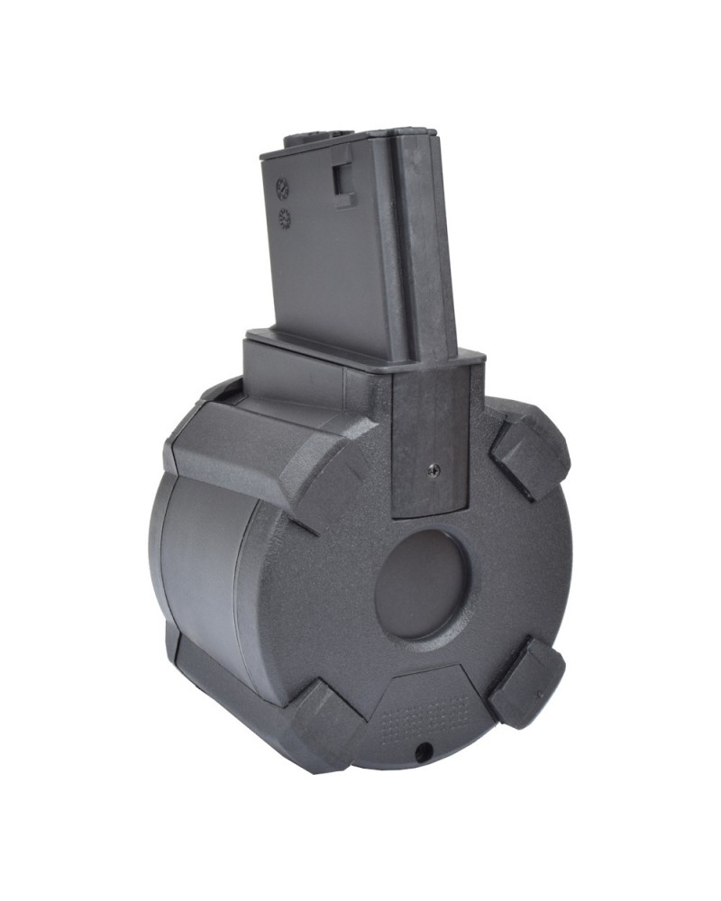 Cargador tambor eléctrico DRUM 1200 BBs M4/M16 - A&K