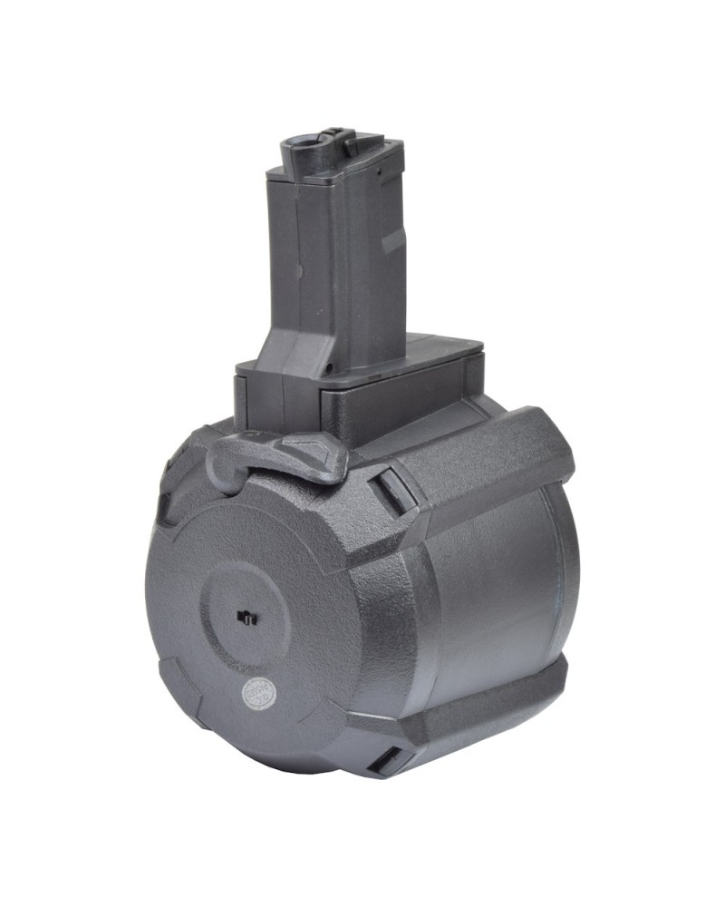 Cargador tambor eléctrico 1200 BBs para MP5 B90-4C BK - A&K