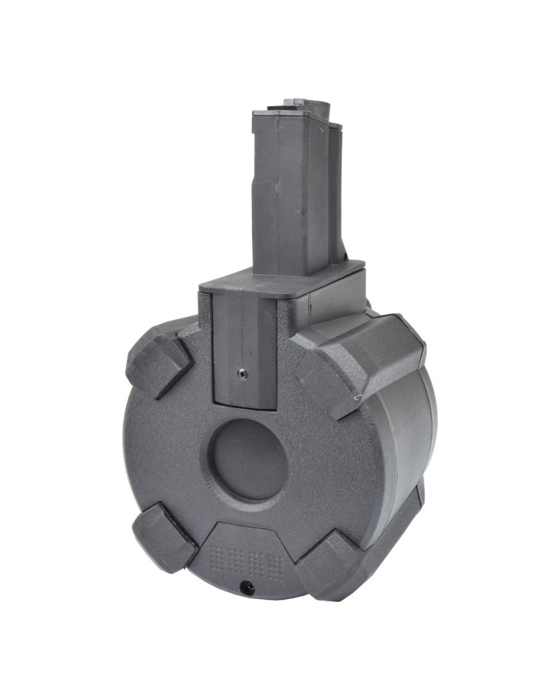 Cargador tambor eléctrico 1200 BBs para MP5 B90-4C BK - A&K