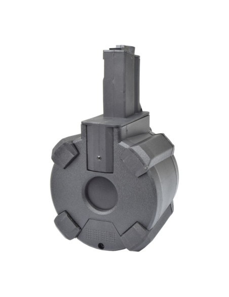 Cargador tambor eléctrico 1200 BBs para MP5 B90-4C BK - A&K