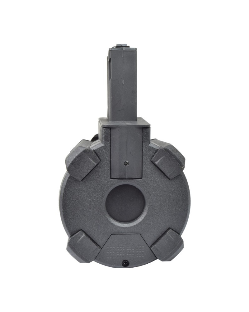 Cargador tambor eléctrico 1200 BBs para MP5 B90-4C BK - A&K