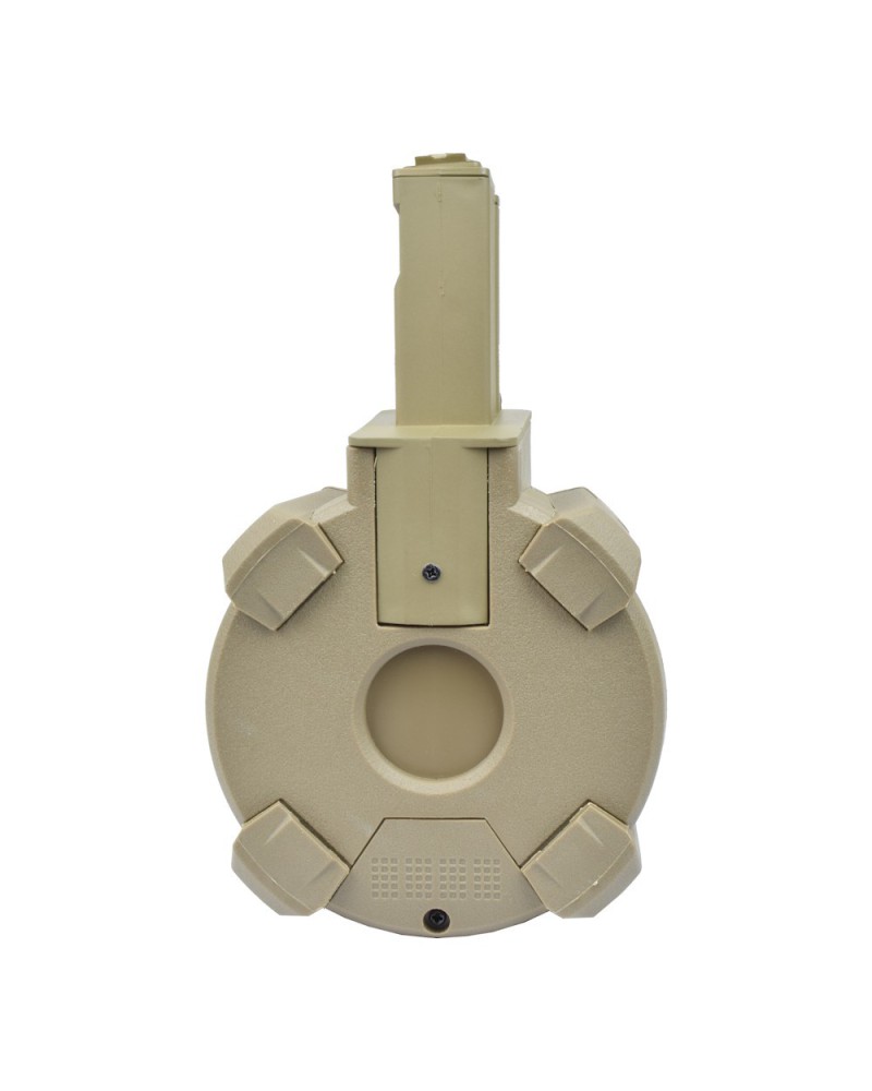Cargador tambor eléctrico A&K B90-4C TN 1200 BBs | Airsoft Yecla