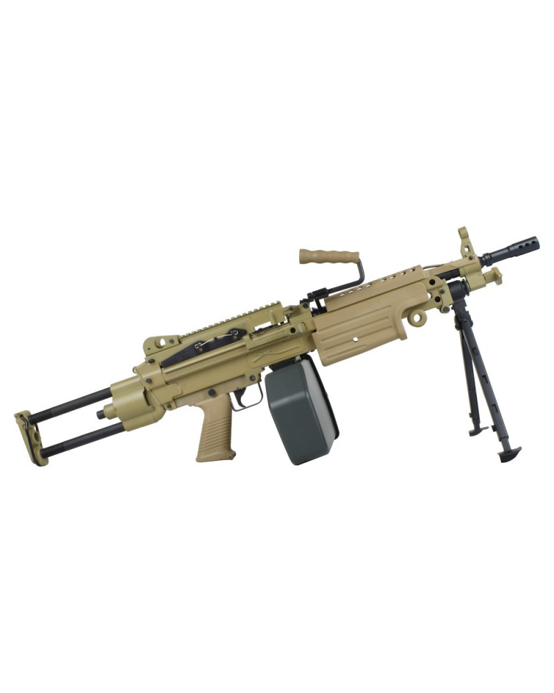 Ametralladora M249 Para AEG Metal Dark Earth - A&K