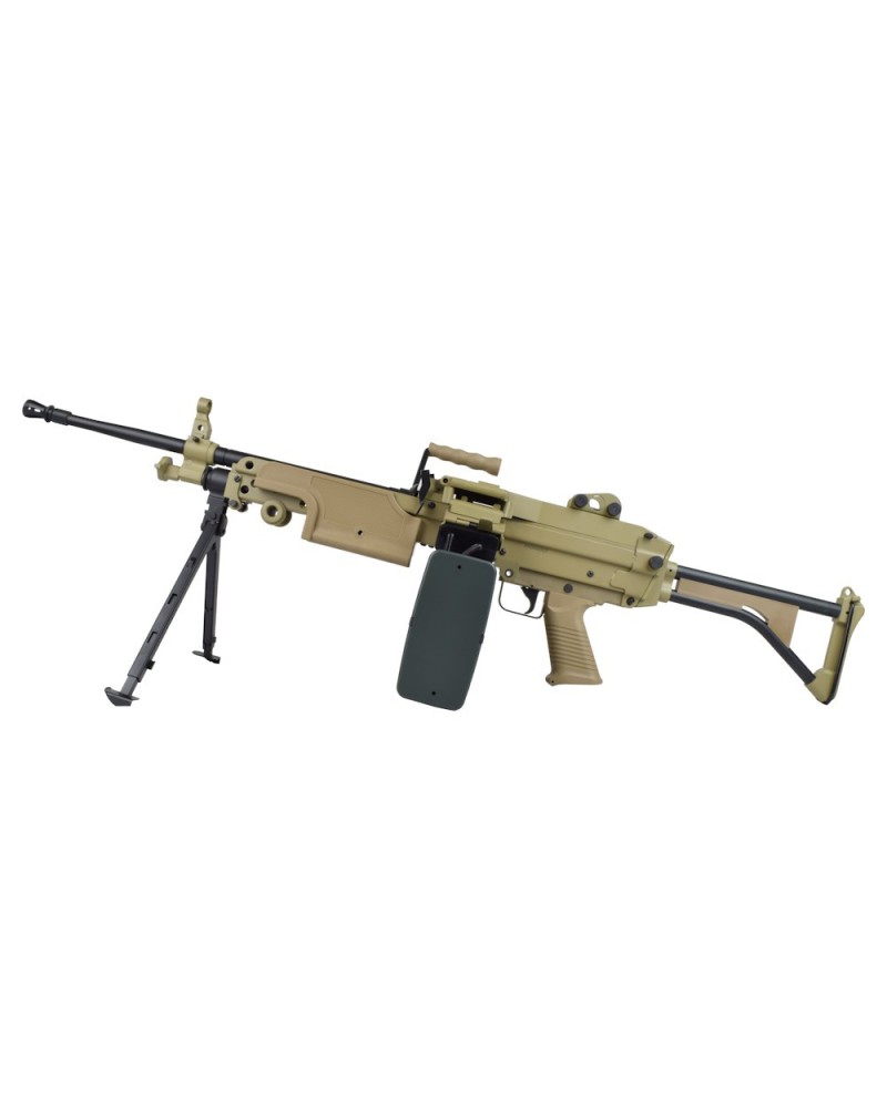 Ametralladora AEG M249-MK1 metálica Dark Earth - A&K