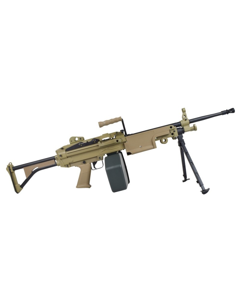 Ametralladora AEG M249-MK1 metálica Dark Earth - A&K