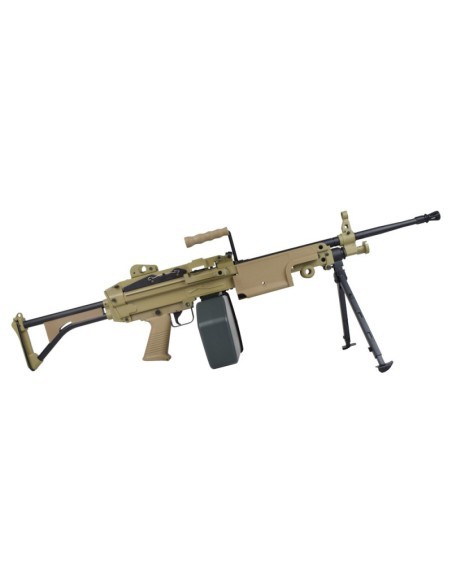Ametralladora AEG M249-MK1 metálica Dark Earth - A&K