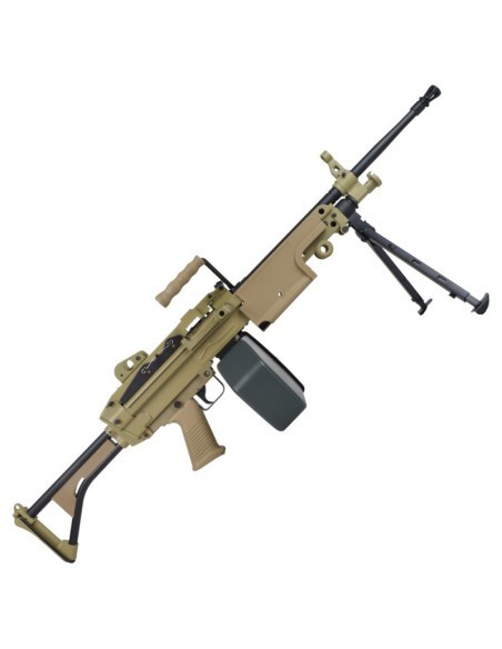 Ametralladora AEG M249-MK1 metálica Dark Earth - A&K
