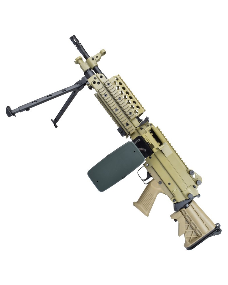 Ametralladora AEG MK46 Metal Version Dark Earth - A&K