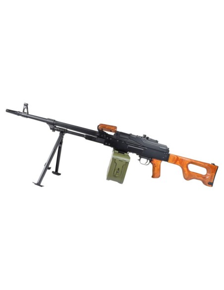 Fusil eléctrico PK-W Black y madera real - A&K