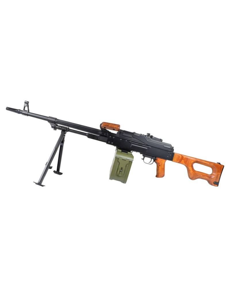 Fusil eléctrico PK-W Black y madera real - A&K