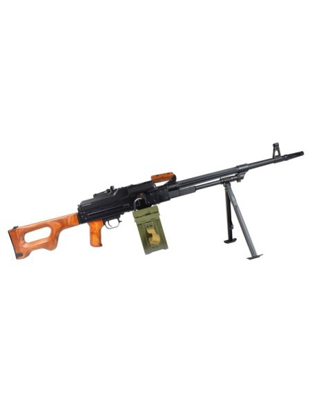 Fusil eléctrico PK-W Black y madera real - A&K