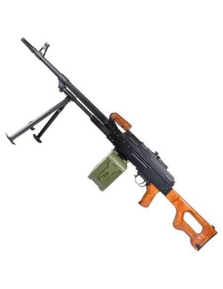 Fusil eléctrico PK-W Black y madera real - A&K