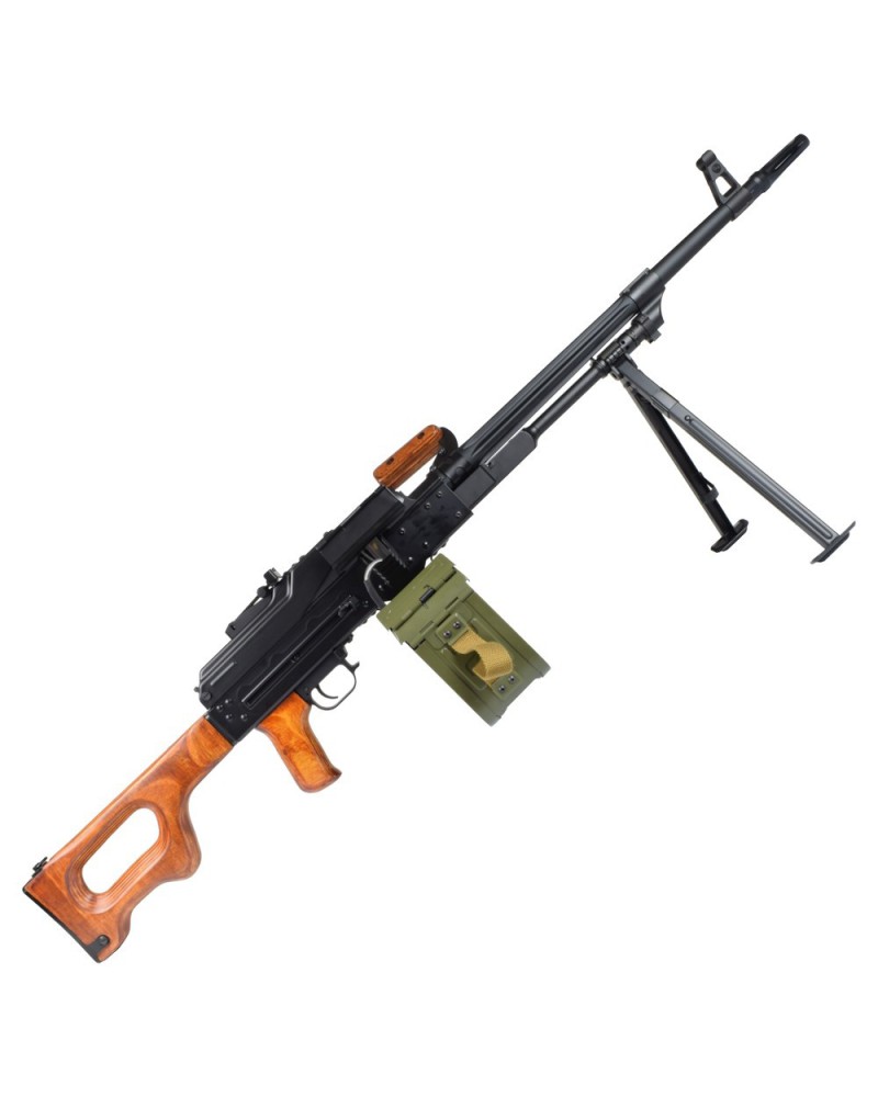 Fusil eléctrico PK-W Black y madera real - A&K