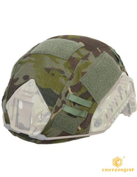 Funda Casco Táctica Boscosa EmersonGear | 6 Velcros
