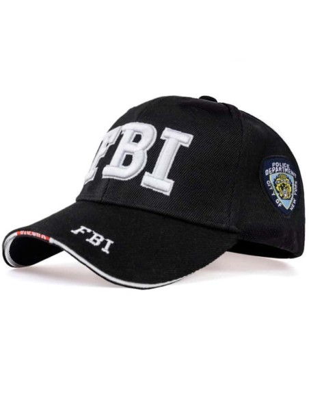 Gorra Béisbol FBI BK