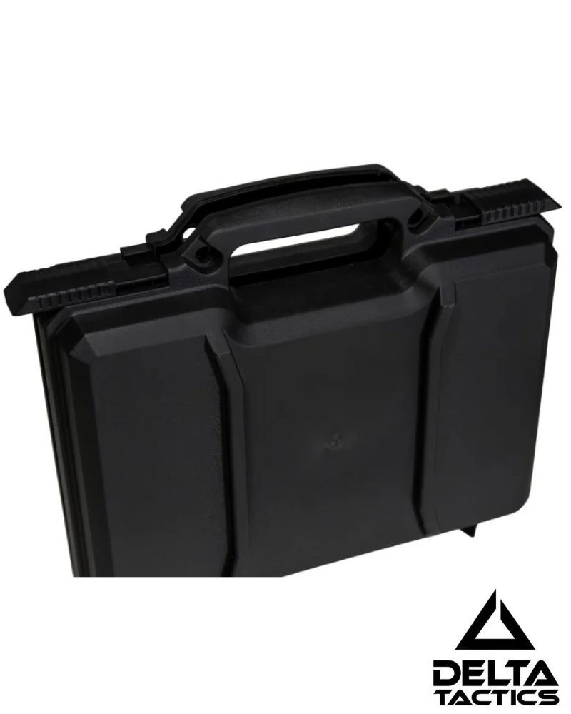 Maletín Delta Tactics 300x265x90 mm Negro | Airsoft
