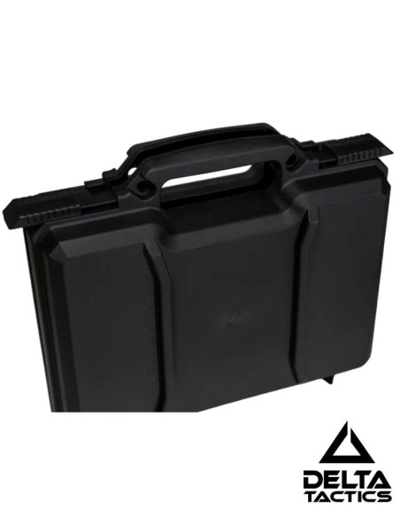 Maletín Delta Tactics 300x265x90 mm Negro | Airsoft