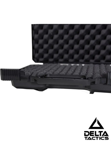 Maletín Delta Tactics 300x265x90 mm Negro | Airsoft