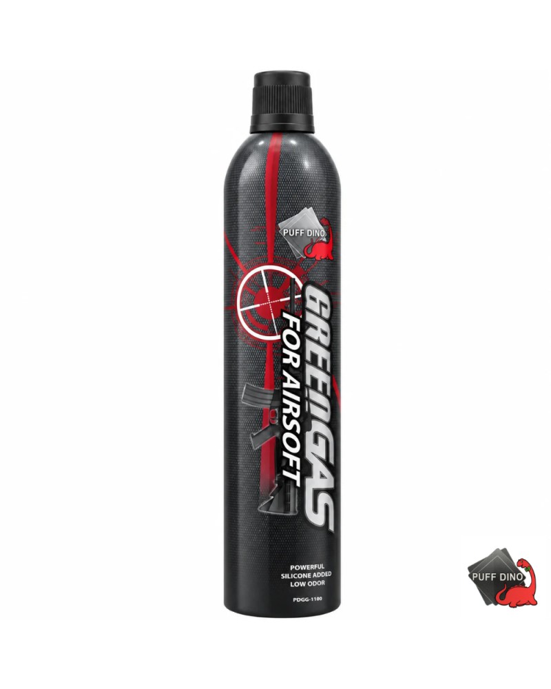 PUFF DINO GREEN GAS 600ml - AirSoftYecla.es