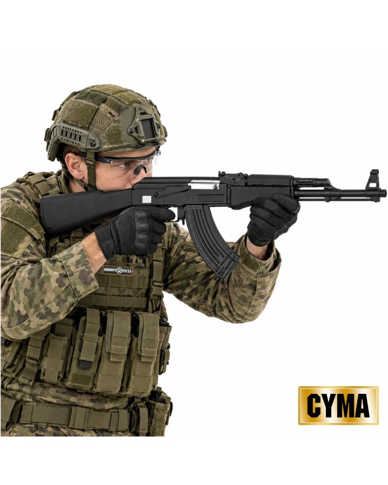 AK 47 ELÉCTRICA COLOR NEGRO - CYMA - AirSoftYecla.es