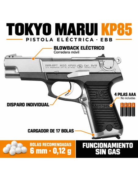 Pistola KP85 EBB Tokyo Marui | Airsoft Yecla