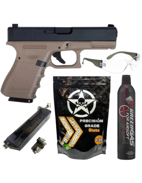 KIT SAIGO DEFENSE MK4 GBB TAN