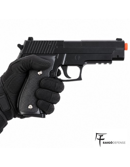 Pistola de muelle Saigo Defense 226 Fullmetal 6 mm | Airsoft Yecla 2