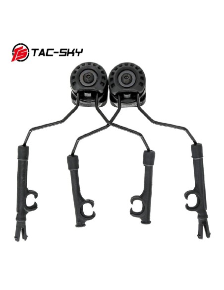 ADAPTADOR RAÍL ARC PARA AURICULARES COMTAC NEGRO - TAC-SKY