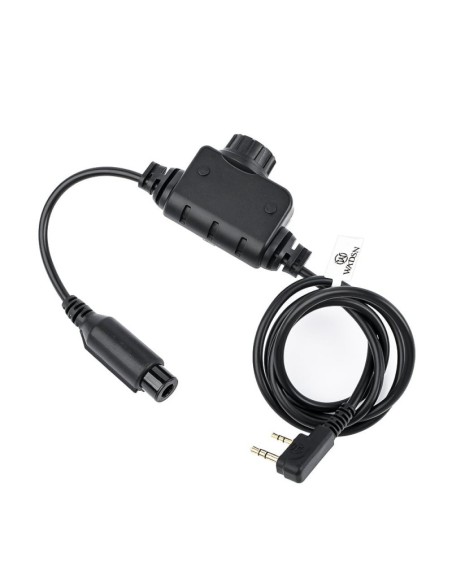 PTT RAC CONECTOR KENWOOD NEGRO - TAC-SKY