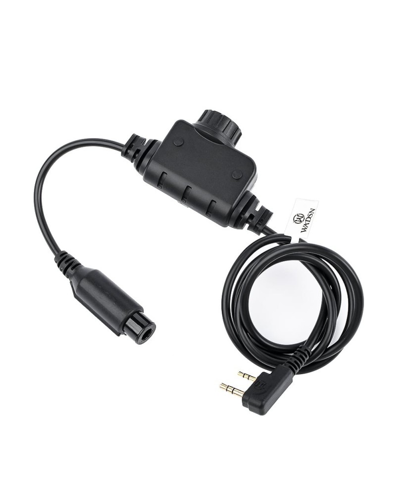 Ptt Rac Conector Kenwood Negro - Tac-Sky | AirsoftYecla
