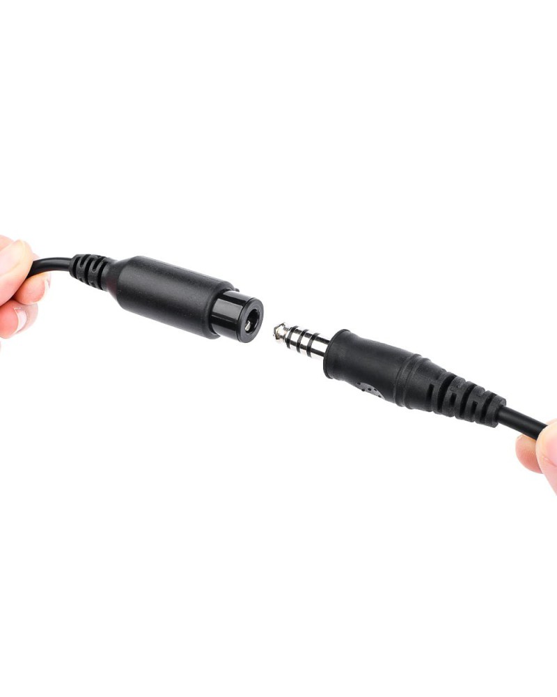 Ptt Rac Conector Kenwood Negro - Tac-Sky | AirsoftYecla