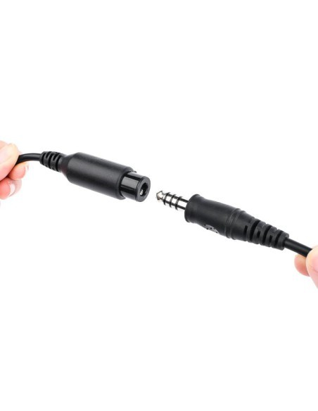 Ptt Rac Conector Kenwood Negro - Tac-Sky | AirsoftYecla