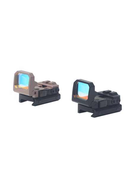 Mira Reflex Abatible Flipdot Negra - Aim-O | AirsoftYecla