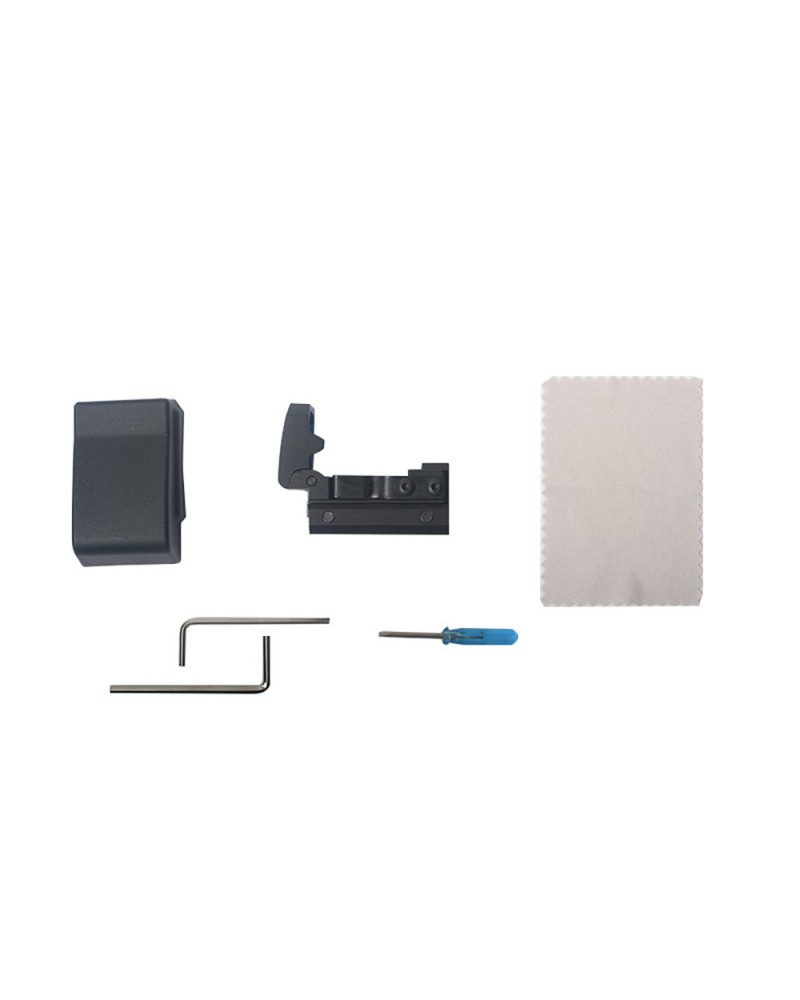 Mira Reflex Abatible Flipdot Negra - Aim-O | AirsoftYecla