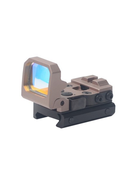 Mira Reflex Abatible Flipdot Tan - Aim-O | AirsoftYecla