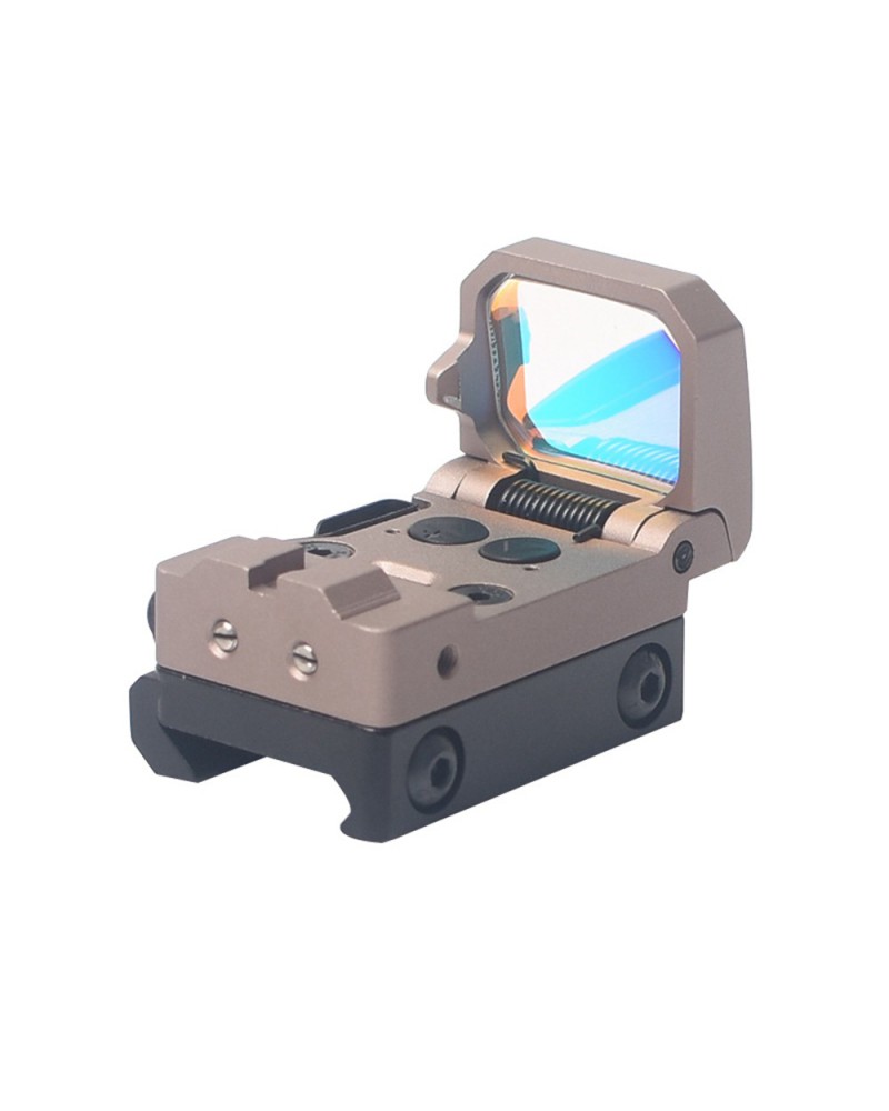 Mira Reflex Abatible Flipdot Tan - Aim-O | AirsoftYecla