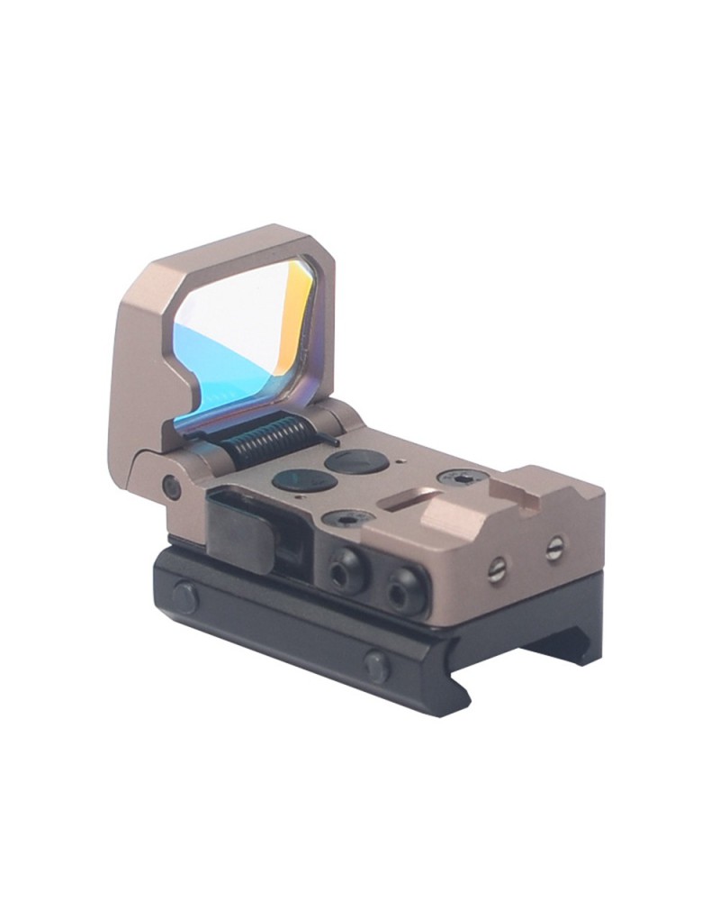 Mira Reflex Abatible Flipdot Tan - Aim-O | AirsoftYecla