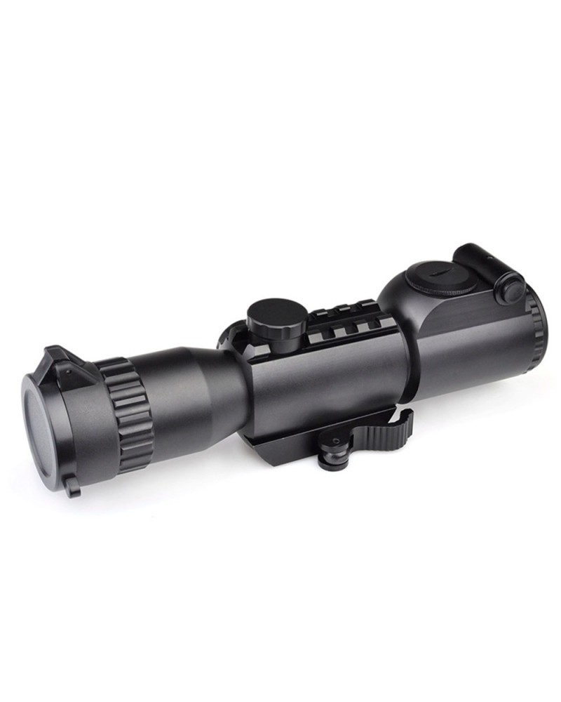 Visor 4X32 Retícula Iluminada Roja/Verde Con Montura Qd - Aim-O | AirsoftYecla