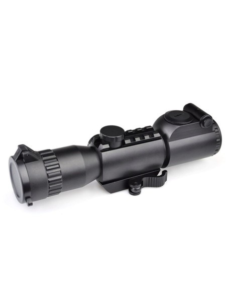 Visor 4X32 Retícula Iluminada Roja/Verde Con Montura Qd - Aim-O | AirsoftYecla