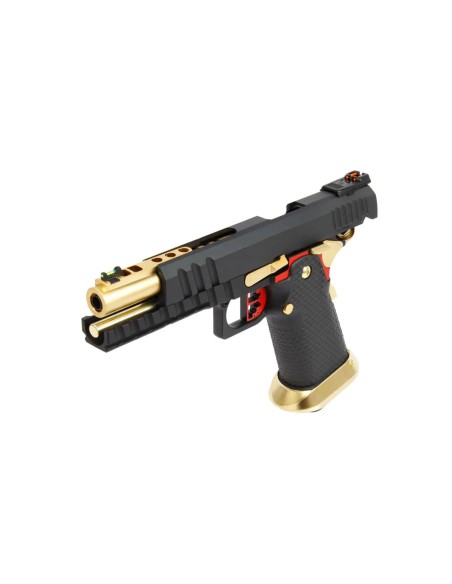 pistola-armorer-works-hx2002-hi-capa-negro-oro-vista-frontal