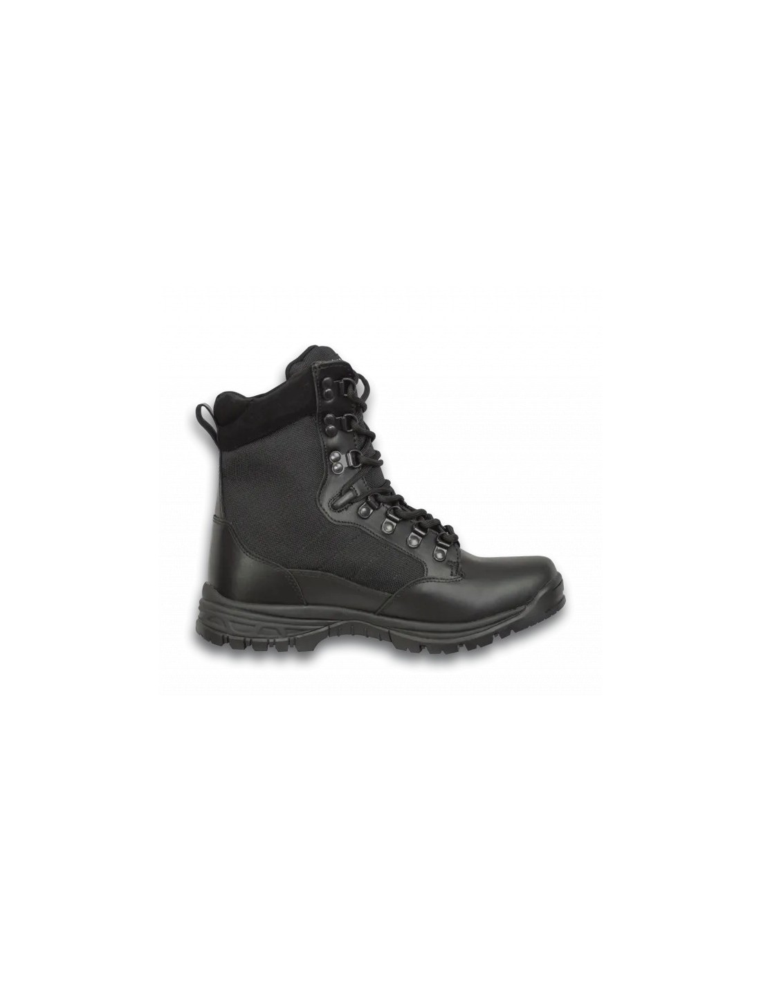 BOTA TÁCTICA SIN CREMALLERA CAÑA DE 8 PULGADAS NYLON 1000D DOBLE COSIDO ENTRESUELA EVA