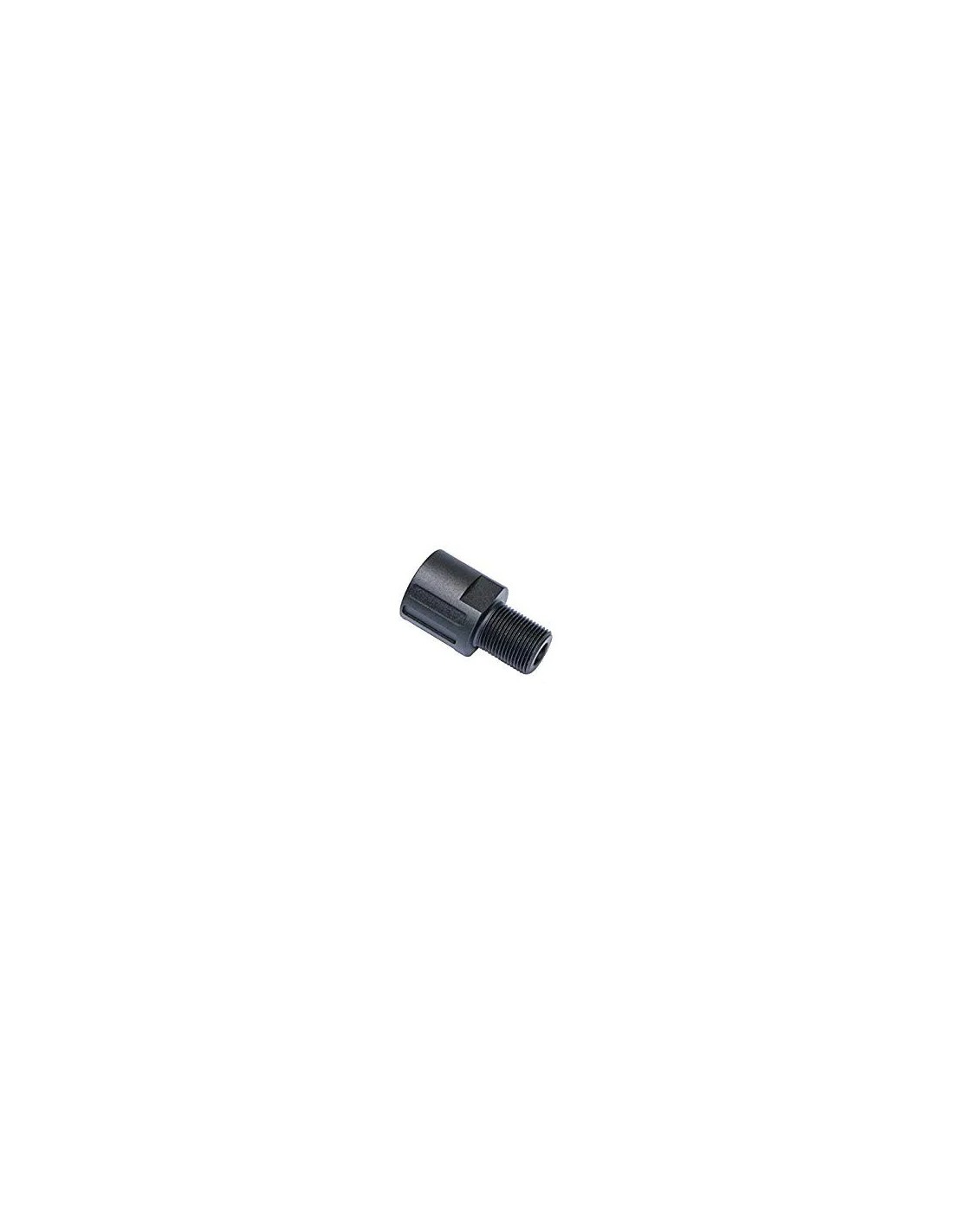 ADAPTADOR SILENCIADOR SCORPION EVO 18 mm a 14 mm ROSCA 14 mm CONTRAHORARIA MECANIZADO CNC ANODIZADO