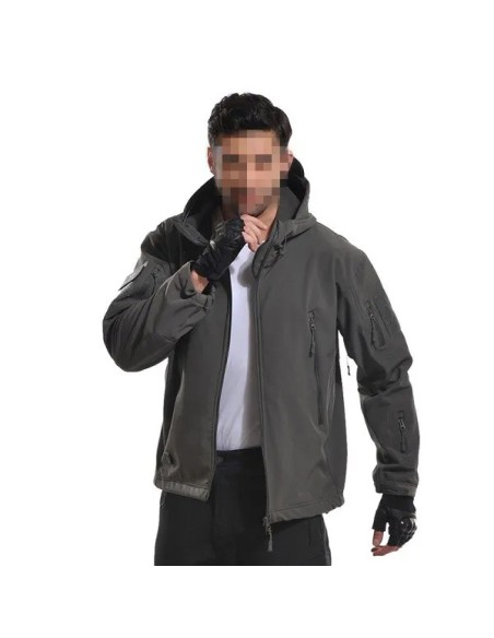 chaqueta-shark-skin-softshell-ranger-green-material