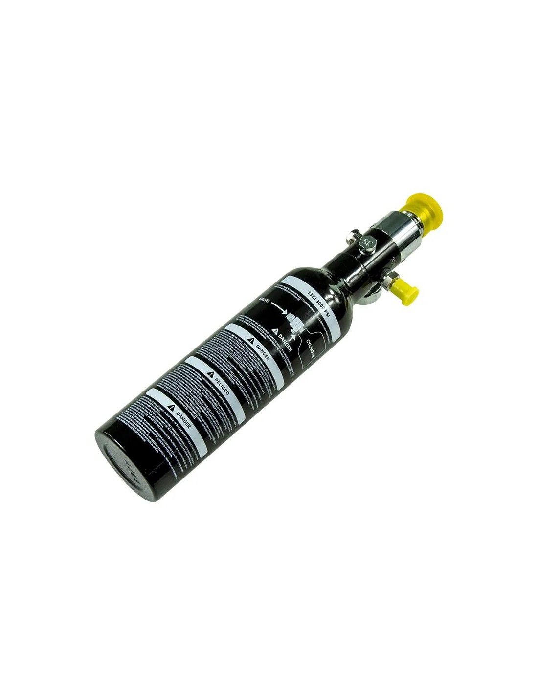 BOTELLA HPA 0.21L CON REGULADOR DE ACERO